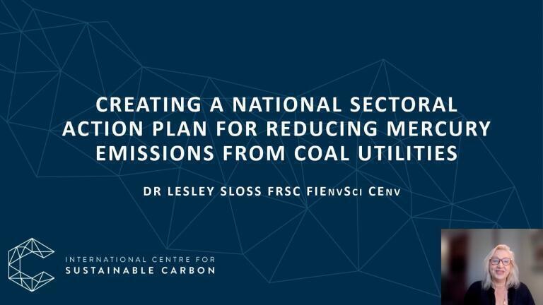 Creating a national sectoral action plan for reducing mercury emissions from coal utilities